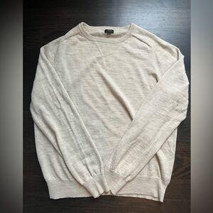 JCrew Men’s Cream Sweater Sz XL